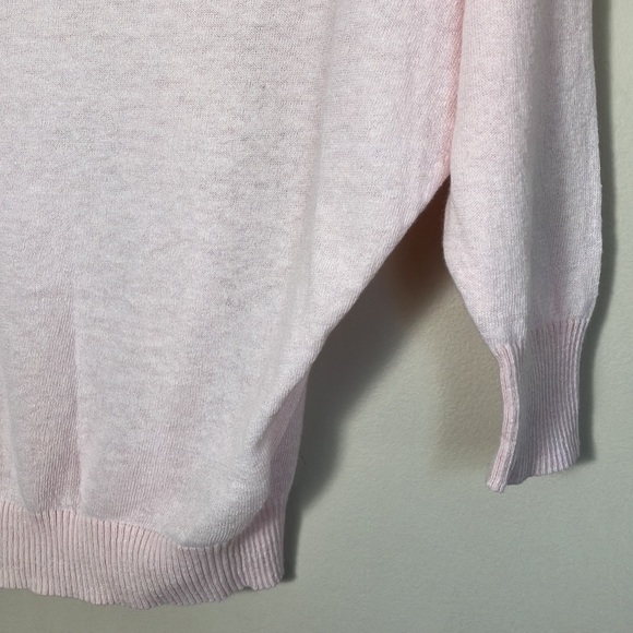 Naïf Montreal linen cotton blend light pink Sweater balletcore Size S - Picture 7 of 11